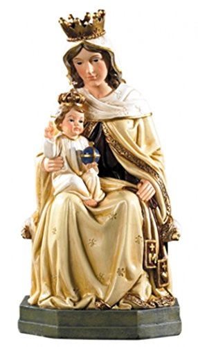 Estatua Nuestra Señora del Monte Carmelo 8 Pulgadas miniatura 1