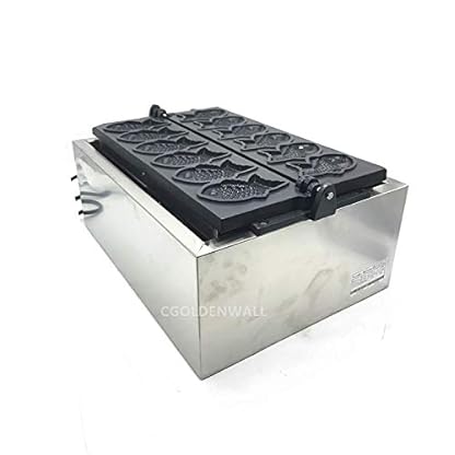CGOLDENWALL NP-724 Waffeleisen Waffelmaschine mit Fisch Form Taiyaki Japan Stil 6 stücke Kommerziellen Waffeleisen Antihaft Elektrische Edelstahl CE Zertifikat 220 V – Bild 5