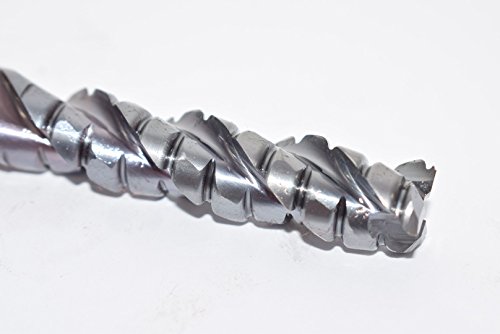 Image of YG-1 67515 HSS Speed Freek End Mill, T15, 3 Flute, 42 Degree Helix, Long Length, Roughing for Aluminum, Square, Uncoated Finish, 4 inch Length, 1 /2 inch