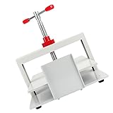 【Lavoro efficiente】Questa pressa per carta adotta una vite di comando ispessita e un dado allargato, che esercita una pressione maggiore. La pressione della macchina può raggiungere i 1500 kg, il che consente di appiattire i documenti in modo più efficace e di lavorare più facilmente