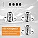 4Pcs 6mm Rigid Flange Coupling Connector, Rigid Flange Shaft Coupling High Hardness Guide Shaft Support Coupler Coupler Accessory with Set Screws and Wrench for DIY RC Model Motors