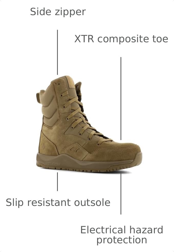 Image of Volcom mens Stone Force | Work (steel toe) Boots