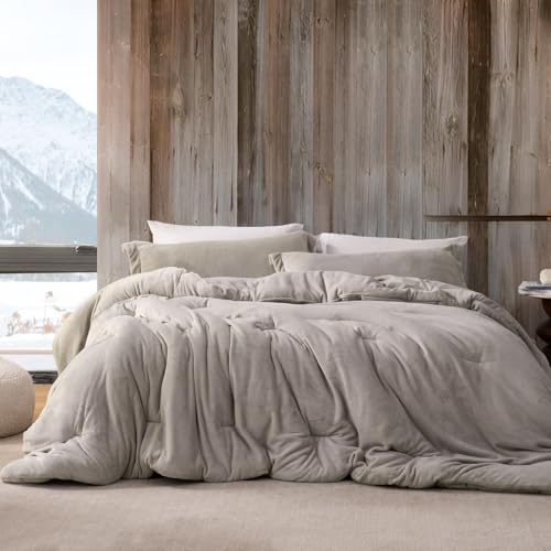 Coma Inducer Love Thick - Plush Oversized King Comforter Set - Oyster Gray
