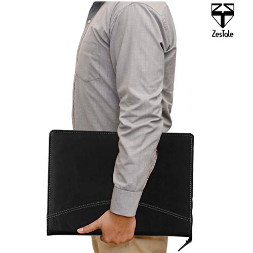 Image of ZesTale Faux Leather Professional Files and Folders | Certificate Document Folder | Certificates Folder | Leather File folders for documents | Folders with 20 Leafs