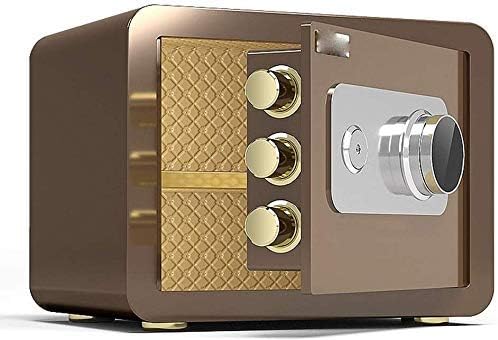BZM-ZM SafesHousehold小型金庫、ブラウンスチール安全キャビネット、ホテルのOfficeのセキュリティストレージボ