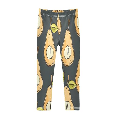 Bolaz Toddler Girls Leggings Printed Yoga Pants Leggings Pear for Kids