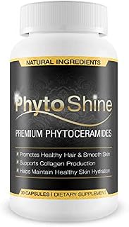 PhytoShine- Premium Phytoceramides- The Ultimate Beauty Supplement- Promote Healthy Hair, Skin, and Nails,Boost