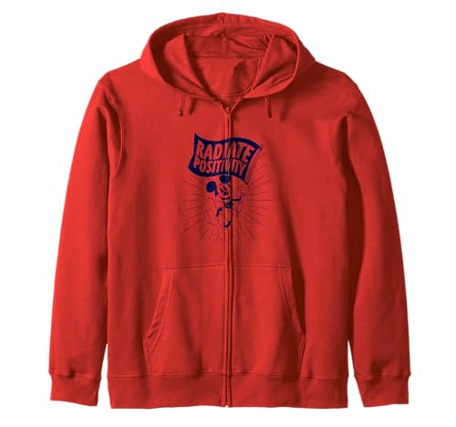 Mickey Radiate Positivity Zip Hoodie le sweat Disney source d'ondes positives