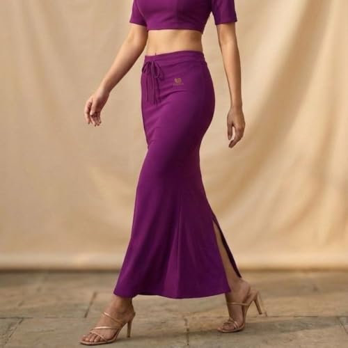 Image of Women's Saree Shapewear - Slim Fit Stretchable Petticoat for Sarees | Comfortable Waistband | Body Shaping Underskirt