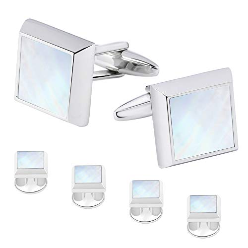 WAN MULIN Classic Elegant Super Shiny Rivet Cufflinks Tuxedo Dress Business Wedding Gift