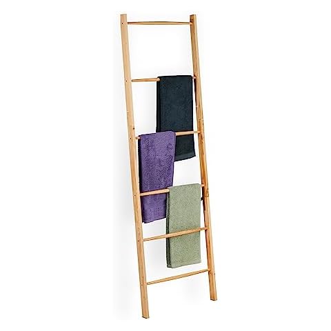Relaxdays Échelle Porte-Serviettes 6 Barres Cover