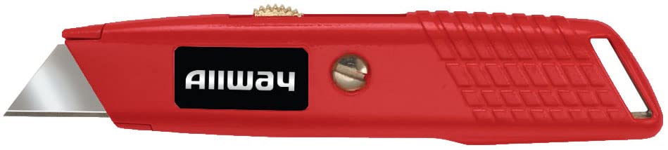 Image of ALLWAY SLK Retractable Utility Knife with Steel Slider and 3 Blades