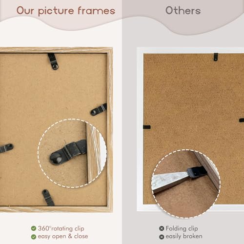 Cadre photo pliable triple vertical stable sans percer - 5