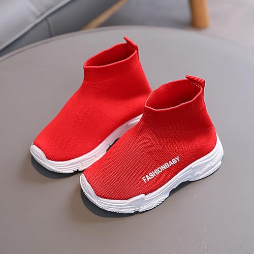 IWIHMIV Girls Slip On Sneakers Kids Lightweight Comfortable Walking Shoes Casual Non Slip Breathable Boys Athletic Shoes3