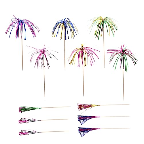 HOLIDYOYO Palillos De Coctel 100pcs Decoración Fiestas Pasteles Fruteros Diseño De