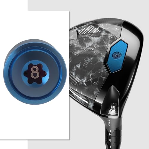 LT Easiyl 1 Stück 8 G Golfgewichtsschraube Golftreibergewicht Kompatibel mit Callaway Paradym Ai Smoke Max Triple Diamond Driver Blau