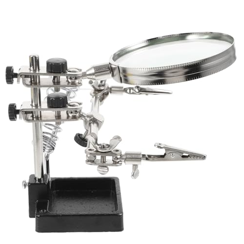 Ciieeo Magnifier Soldering Iron Holder Spring Clip for Soldering Jewelry Making and Hobbies