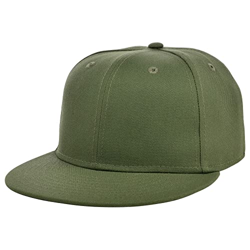 Image of Lids Blank Premium Full Court w /Colored Under Visor Fitted Cap