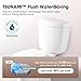 Alphabath 17“ Comfort Height Toilet with Soft close seat, Two piece Toilets for Bathroom, Nano Self-Cleaning Glaze, 1.01 GPF Powerful Single Flush, Easy to Clean & Install, ADA Height, 12