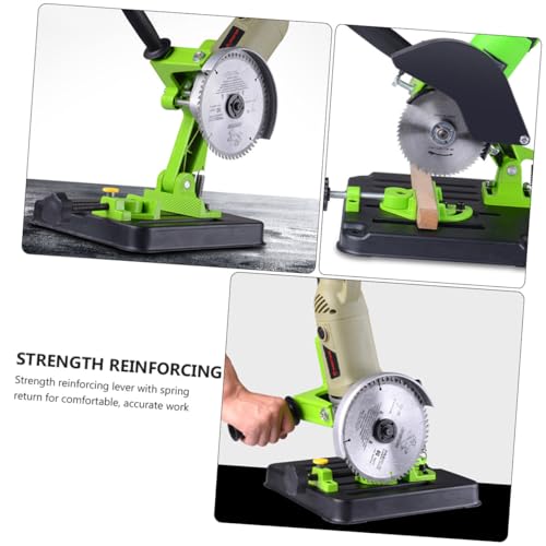 Support d'angle multifonction pour meuleuse 180-230 mm équerre robuste acier vert pour ponçage - 7