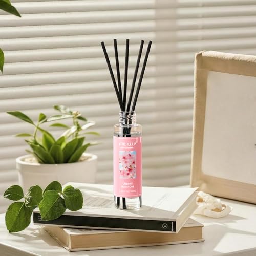 Image of Airkeep Reed Diffuser Oil Refill /Cherry Blossom /3.38 oz /1 Pack /Air Freshener & Aromatherapy Essential Oil Blend for Home Fragrance - Scented Refill Oil for Bathroom, Bedroom & Home Decor