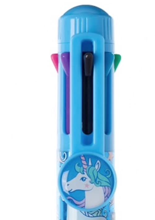 Smiggle Multi-Point Ballpoint Rainbow Pen (Neat/Blue Unicorn