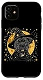 custodia per iphone 11 pitbull - cappello da strega per halloween, motivo: cane