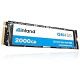 INLAND QN450 SSD 2000GB M.2 2280 NVMe SSD- PCIe 4.0 Gen4x4, Up to 5,000 MB/s - Internal Solid State Drive