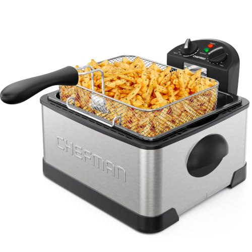 Chefman 4.5 Liter Deep Fryer w/Basket Strainer, XL...