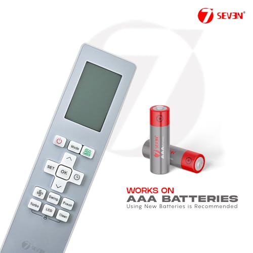 Image of 7SEVEN Compatible of Blue Star Ac Remote Original RG10Y1(F) /BGEF RG10A /BGEFU1 RG10A10B2S /BGEF RG10A2B2S /BGEFU1 RG10A2B2S /BGCEF Model 257 Ensure to Match with Genuine Remotes Replicate Exactly