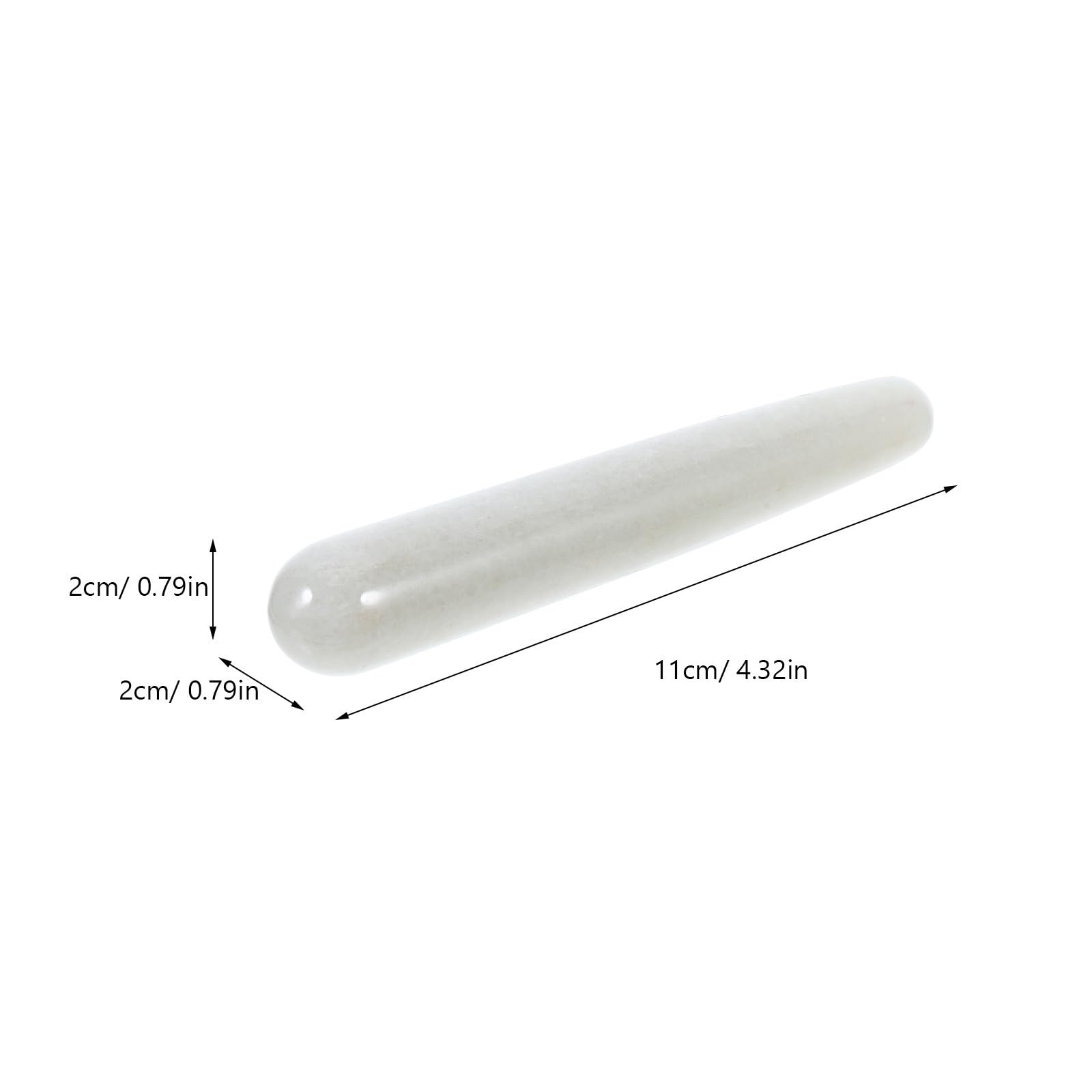 SOLUSTRE Massaggiatore Facciale in Jade Naturale per Cura della Pelle Design Raffinato, Forma Squisita e Funzione per Ridurre Gonfiore Durante Relax Guardando la Tv