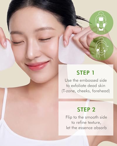 Image of DERMAL Apple Peeling Toner Pads 80 Count - AHA BHA PHA Exfoliating Pads with 20% Korean Apple Fruit Water for Dull Rough Skin - Dual-Sided Vegan Tencel Pads with Tweezers (Korean Skincare)