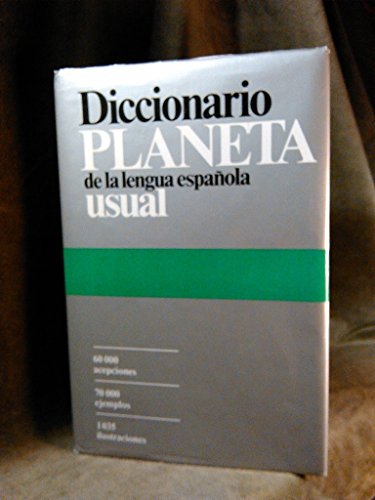 Portada de Diccionario planeta de la lengua espaÑola usual