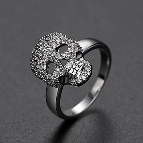 Yeeda Cool Skull, Diamond Women's Skull Head voor Halloween | Verstelbare s, Bulky s, Hippie, Cool Gothic, Skull - Image 7