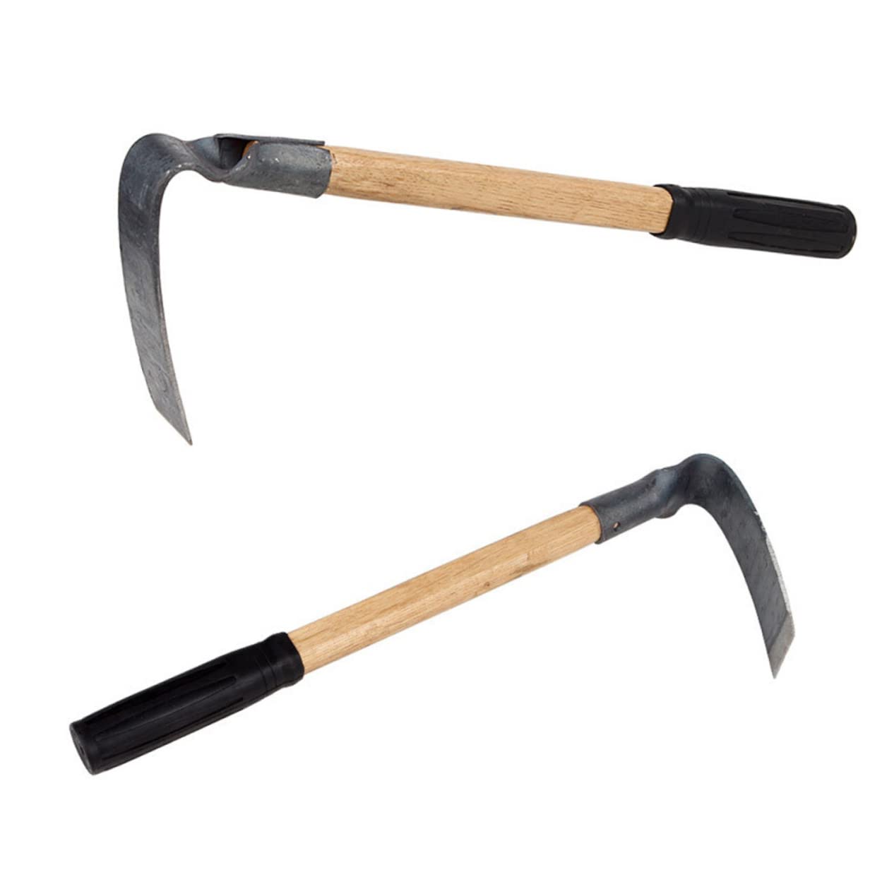 BCOATH Wooden Handle Steel Hoe Handy Garden Tool for Weeding and Planting Lightweight and Durable Hand Tool for Balcony and Outdoor Farming