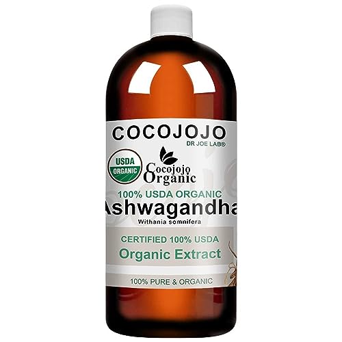Dr Joe Lab Ashwagandha Extract Organic For Skincare and Haircare, Rejuvenating, Soothing, and Relaxing, Nourishing and Moisturizing – Pure Ashwagandha Extract Drops - Packaging May Vary. (32 OZ)