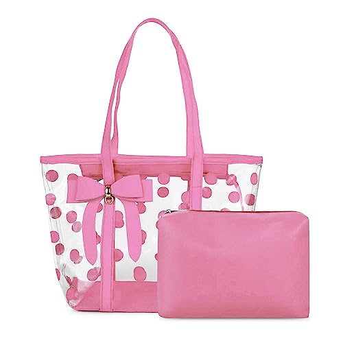 Image of Women's Clear Tote Bags Multi-Use Shoulder bag Handbag Beach bag Shopping Bag | Multi-Use