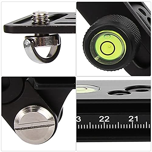 Juego de Soportes para Lentes con Zoom teleobjetivo, Soporte para cámara de Enfoque Largo con Placa de liberación rápida, Soporte para Lentes de aleación de Aluminio para cámaras (F400-38) - imagen 3