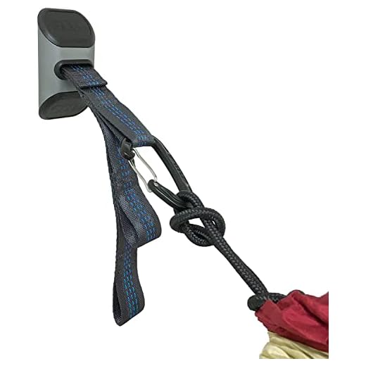 ENO, Eagles Nest Outfitters Deluxe Hammock Hanging Kit, Take Your Hammock Inside, Charcoal