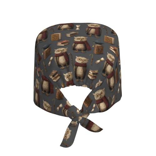 Image of Adjustable Scrub Cap with Sweatband, Breathable Working Hat for Men /Women