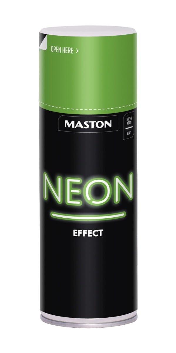 Maston Green Spray Paint Neon Matt 400Ml