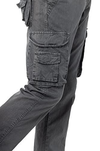 X RAY Mens Cargo Pants, Soft Cotton W/Deep Pockets & Belt Cargo Pants for Men Work and Travel4