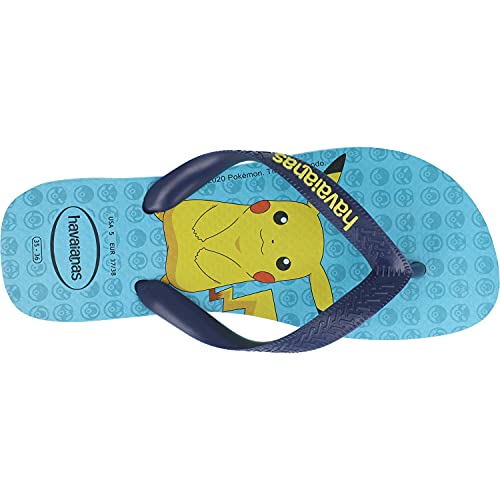 Chinelo Top Pokemon, Havaianas, Adulto Unissex, Azul, 37/38