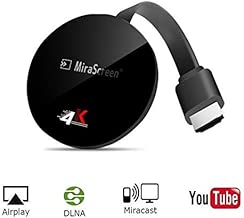 SmartSee Miracast Wireless Display Receiver 1080P HDMI WiFi Media Streamer Adapter Support Chromecast YouTube Netflix Hulu Plus Airplay DLNA TV Stick for Android/Mac/iOS/Windows (2.4G + Google Home) - coolthings.us