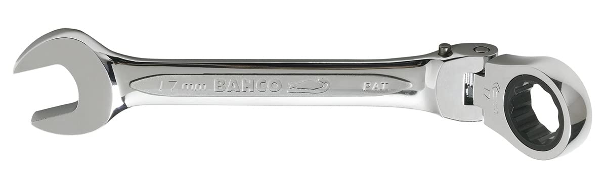 Bahco Locking Flex Head Ratchet Combi Wrench 17Mm