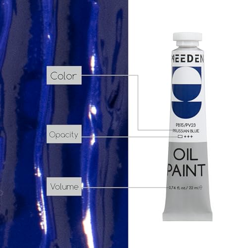 MEEDEN Oil Paint Set, Non-Toxic 24 x 22ml/0.74oz Oil Paints for Canvas Painting - Image 4