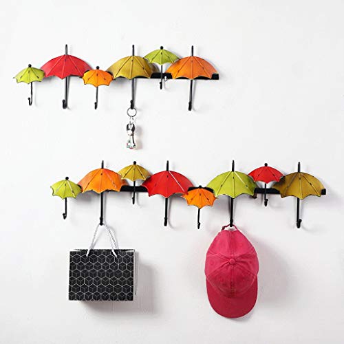 Support mural pour cintre de veste avec design parapluie créatif - 7
