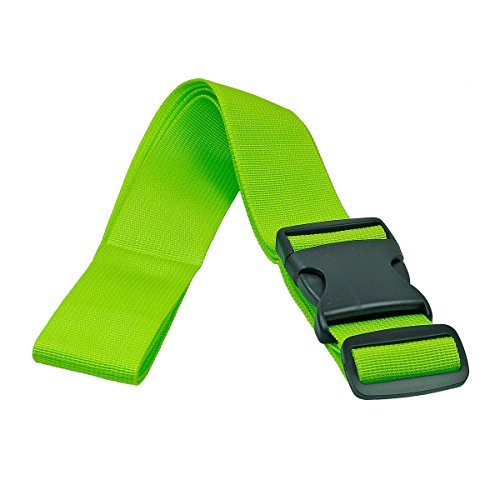 BlueCosto Luggage Straps for Suitcases Travel Belt Suitcase Strap, 4-Pack, Other Green - Image 7