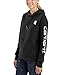 Carhartt Women's Clarksburg Graphic Sleeve Pullover Sweatshirt (Regular and Plus Sizes), Black, Medium