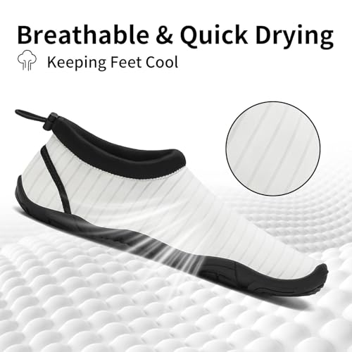 Image of Mishansha Water Shoes Women Wide Toe Quick Dry Aqua Shoes | Adult Swim Shoes Anti-slip Five Finger Barefoot Shoes For Beach Hiking Yoga Reefing Surfing River